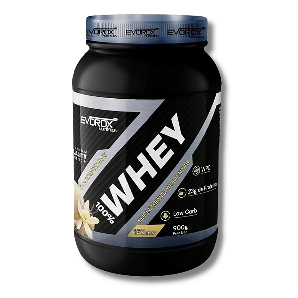 WHEY PROTEIN 100% POTE 900G - EVOROX NUTRITION