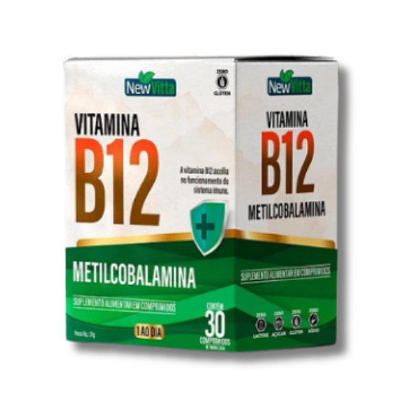 VITAMINA B12 POTE 30 COMPRIMIDOS - NEW VITTA