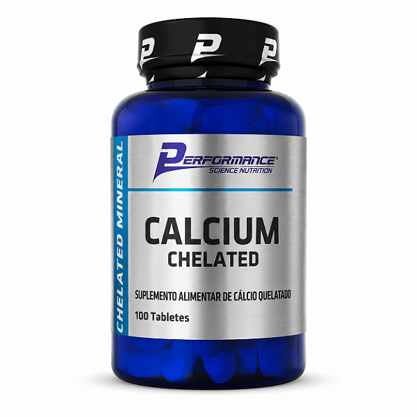 CÁLCIO QUELATO 100 TABLETES - PERFORMANCE SCIENCE NUTRITION