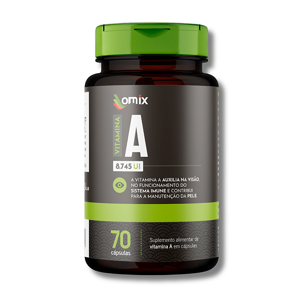 VITAMINA A  POTE 70 CÁPSULAS - OMIX HEALTH