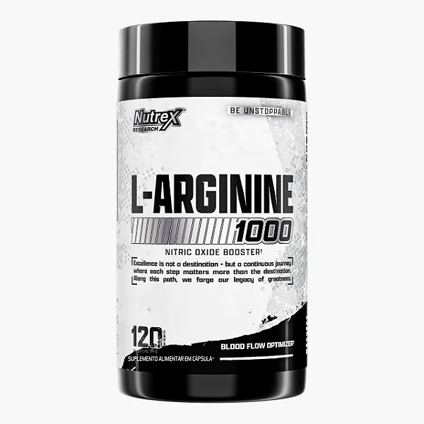 L-ARGININE 1000 120 CAPSULAS - NUTREX RESEARCH