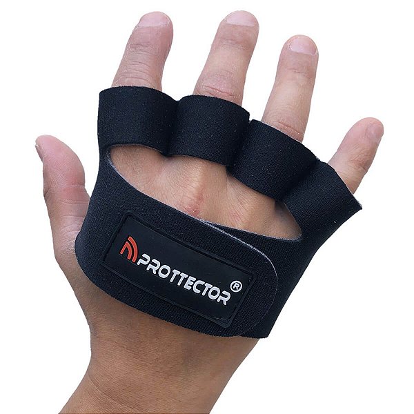 LUVA PROTETOR PALMAR GEL PRETA NEOPRENE - PROTTECTOR