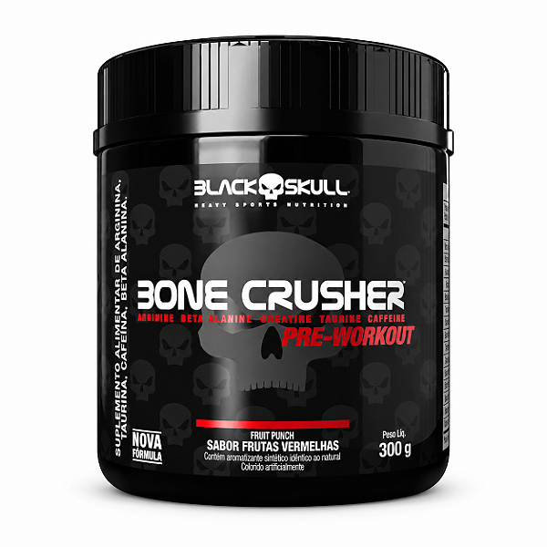 PRÉ-TREINO BONE CRUSHER 300G - BLACK SKULL