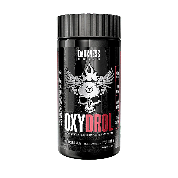 TERMOGÊNICO OXYDROL 120 CÁPSULAS - DARKNESS