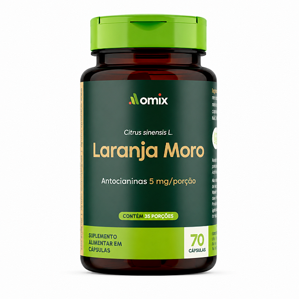 LARANJA MORO 70 CÁPSULAS - 0MIX HEALTH
