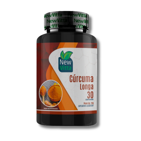 CÚRCUMA LONGA POTE 30 COMPRIMIDOS - NEW VITTA