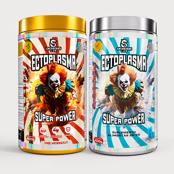 PRÉ TREINO ECTOPLASMA SUPER POWER 480G - DEMONS LAB