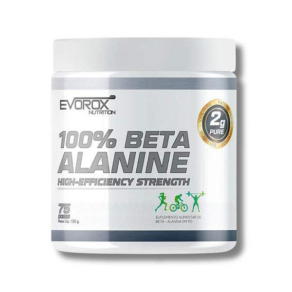 BETA- ALANINA 100% HIGH EFFICIENCY 150G - EVOROX NUTRITION