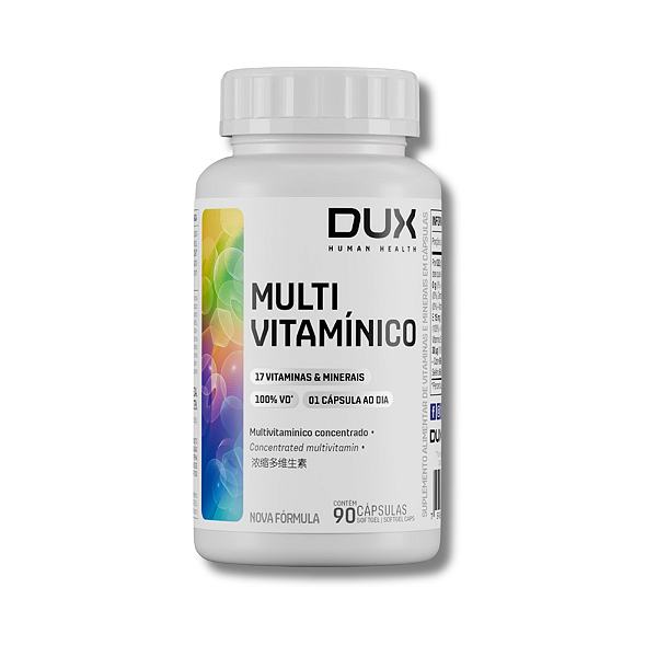 MULTIVITAMNÍCO POTE 90 CÁPSULAS - DUX HUMAN HEALTH