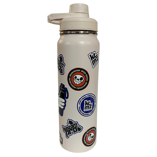 GARRAFA TÉRMICA HYDROSTICKER AÇO INOX 850 ML – NAÇÃO CAVEIRA