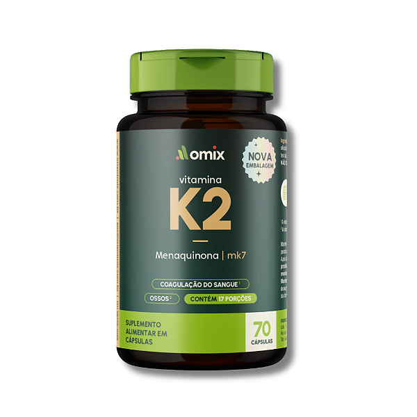 VITAMINA K2 70 CÁPSULAS - OMIX HEALTH