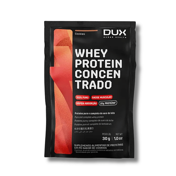 WHEY PROTEIN CONCENTRADO SACHÊ 30G - DUX HUMAN HEALTH