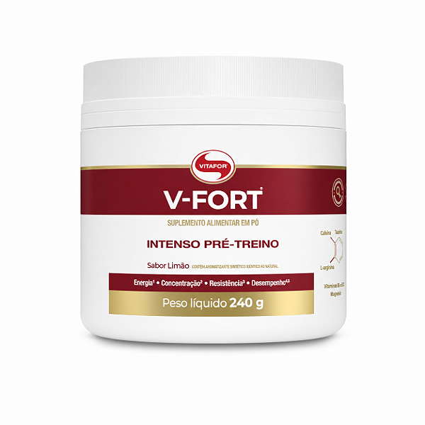 PRÉ TREINO V-FORT 240G - VITAFOR