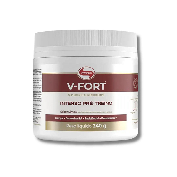 PRÉ TREINO V-FORT 240G - VITAFOR