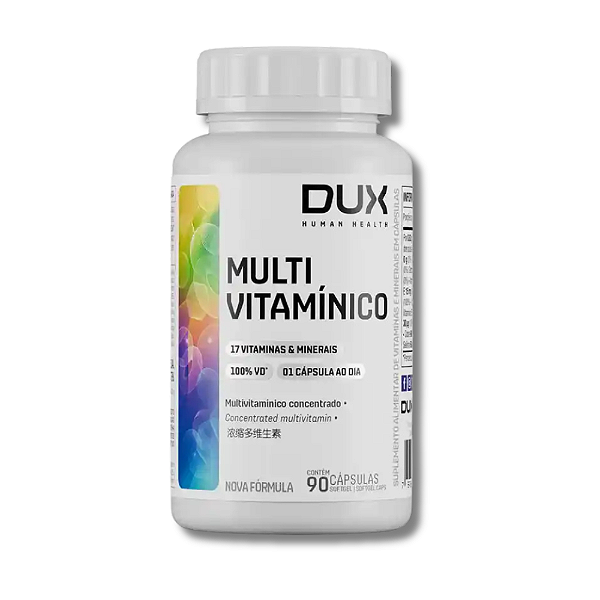 MULTIVITAMÍNICO POTE 90 CÁPSULAS - DUX HUMAN HEALTH