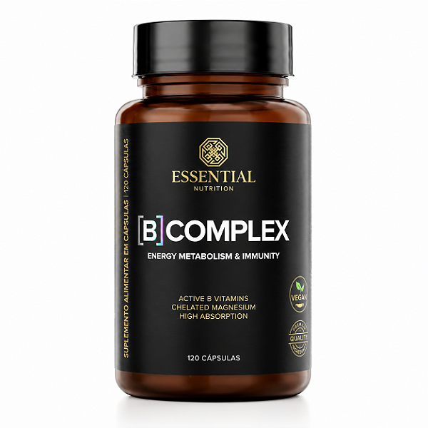 B COMPLEX POTE 120 CÁPSULAS – ESSENTIAL NUTRITION