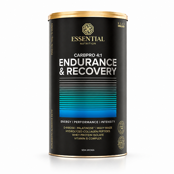 CARBPRO 4:1 RECOVERY NEUTRO LATA 700 G / 10 DOSES – ESSENTIAL NUTRITION