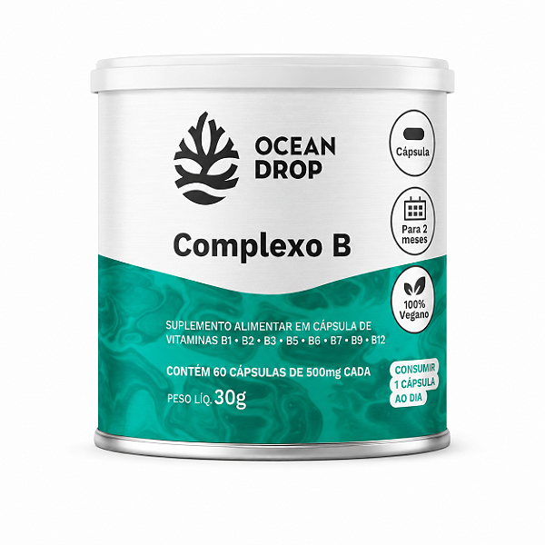 COMPLEXO B 60 CAPS 500MG - OCEAN DROP
