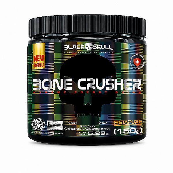BONE CRUSHER 150G BLACK SKULL