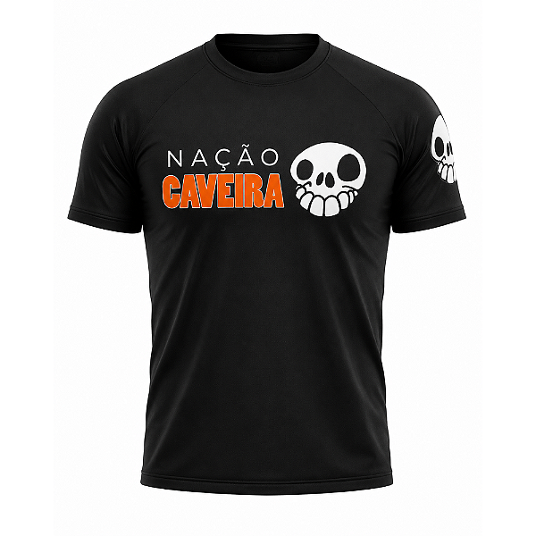 CAMISETA NACAO CAVEIRA TRADICIONAL CORES