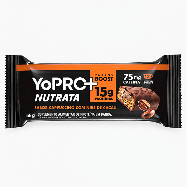BARRA PROTEICA YOPRO UN 55G CAPPUCCINO - NUTRATA