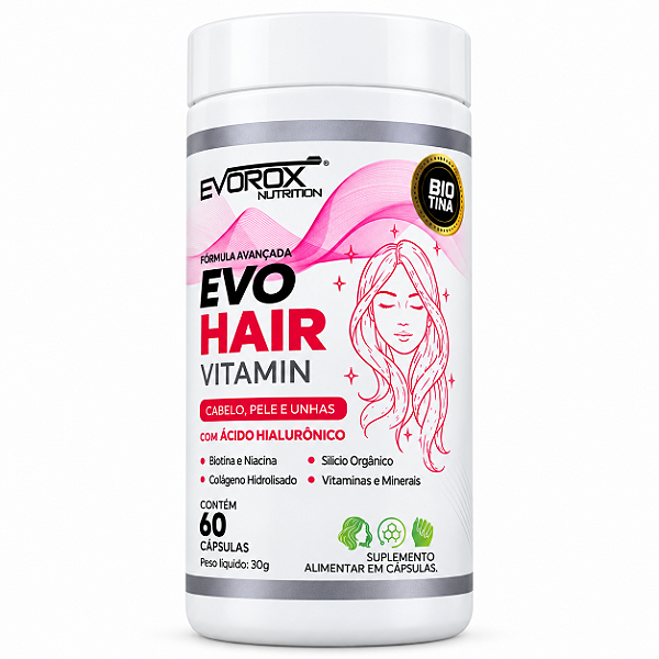 EVO HAIR VITAMIN 60 CAPSULAS - EVOROX NUTRITION
