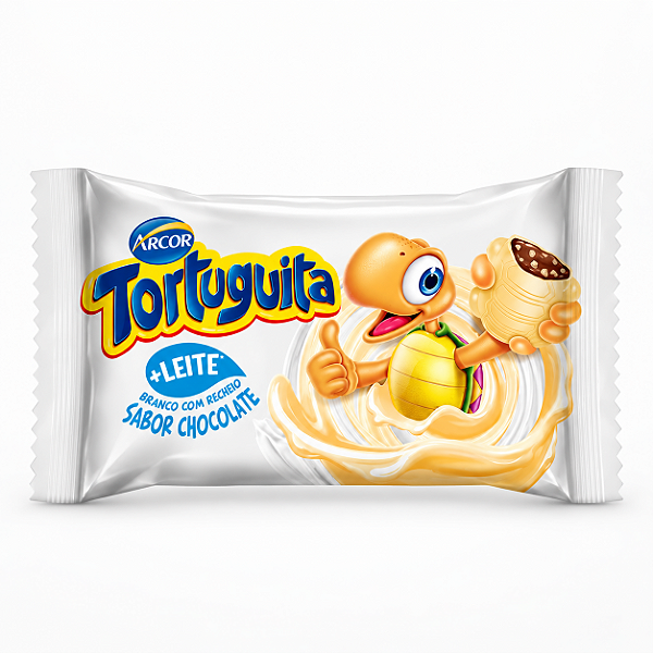 TORTUGUITA CHOCOLATE BRANCO 15,5G - ARCOR