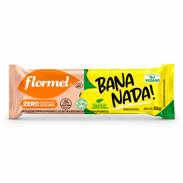 BANANADA CREMOSA ZERO 22G - FLORMEL