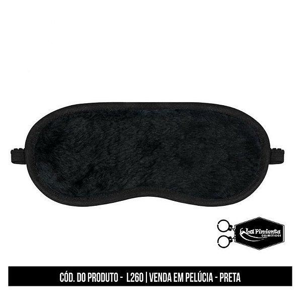 Venda Pelúcia - Cor: Preto - L260