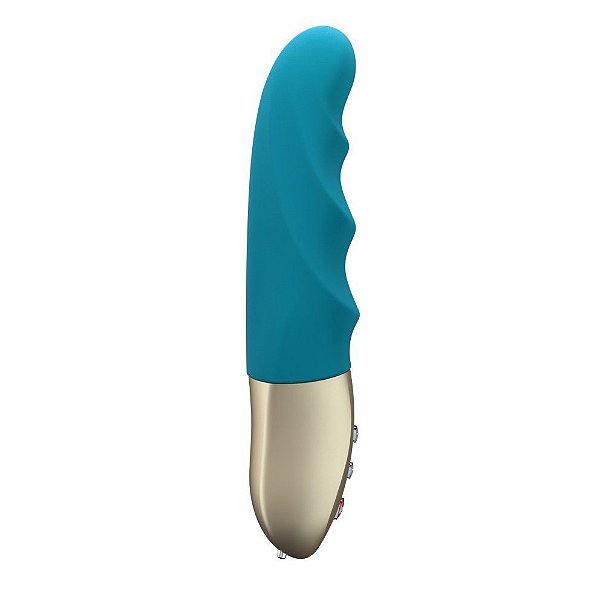 FUN FACTORY STRONIC PETIT - Vibrador Com Tecnologia Exclusiva de Pulsação| Cor: DEEP SEA BLUE