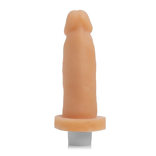 Prótese em Cyber Skin Com Vibrador 14,5x4cm - CYB04