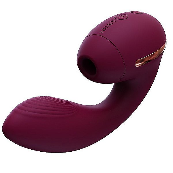 MINI TINA - Vibrador Com Sucção - 10 Modos de Vibração e 3 Modos de Sucção
