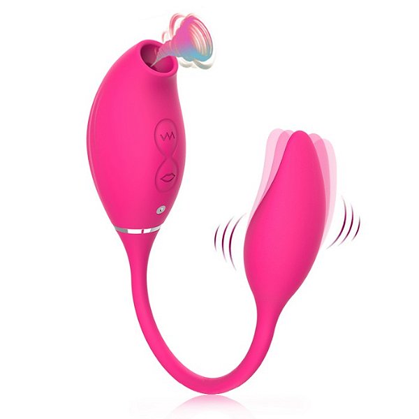 ZAYA - Sugador e Bullet Vibratório | Cor: Pink
