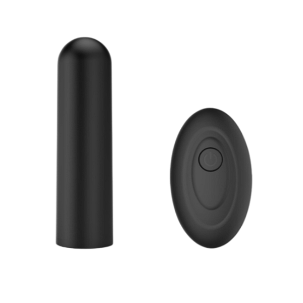 BEN  - Cápsula vibratória com controle remoto - Cor : Preto   - MBA1407