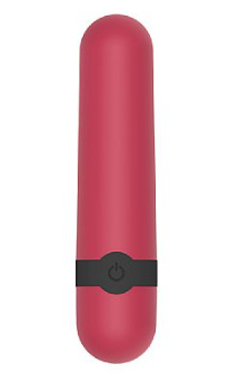 ISA -  Bullet Com Vibrador 10 Modos de Vibração Cor : Vinho | 7898