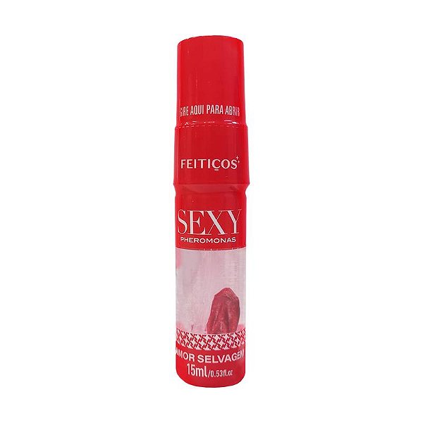 AMOR SELVAGEM | Perfume Afrodisíaco Feminino 15 ML