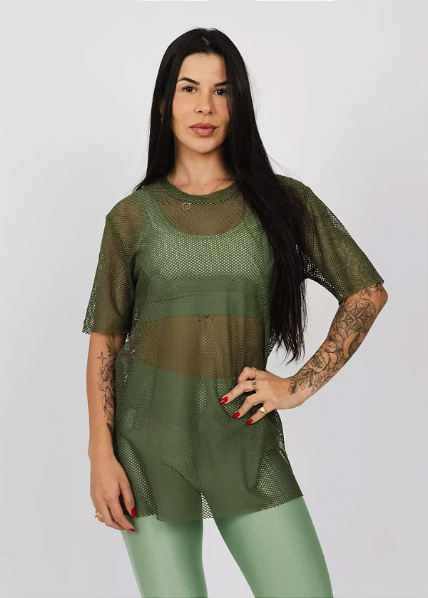 Blusão Arrastão Verde Oliva