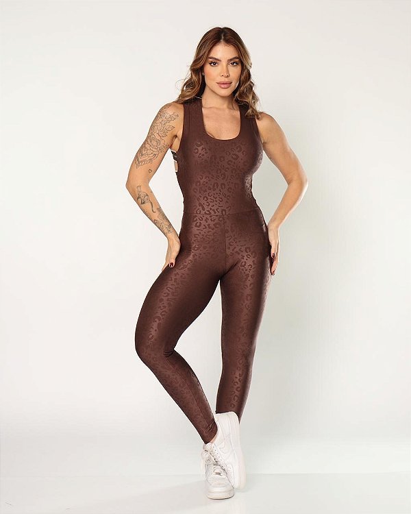 Macacão Rayssa Marrom