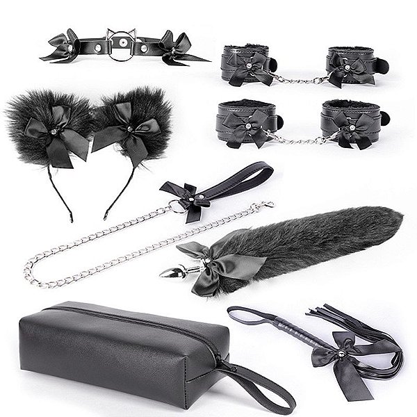 Kit Bondage Luxo Preto