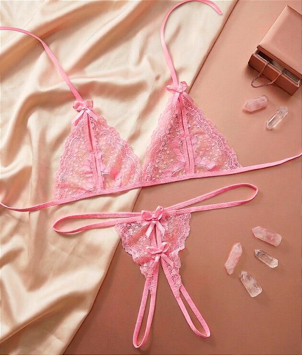 Conjunto Sexy com Abertura Intima | Daphne Pantera