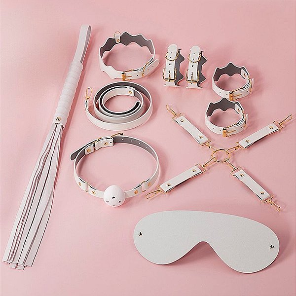 Kit com 8 Itens de Sado | Branco