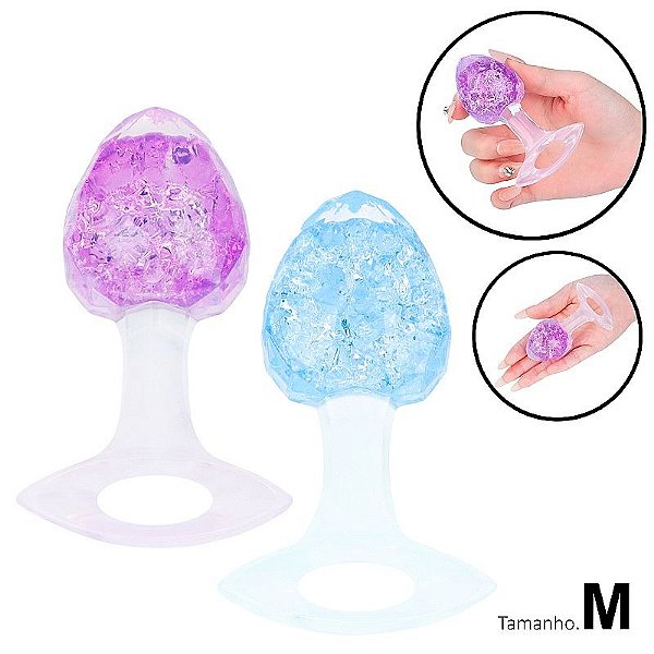Plug Anal em Silicone | Pedra Preciosa