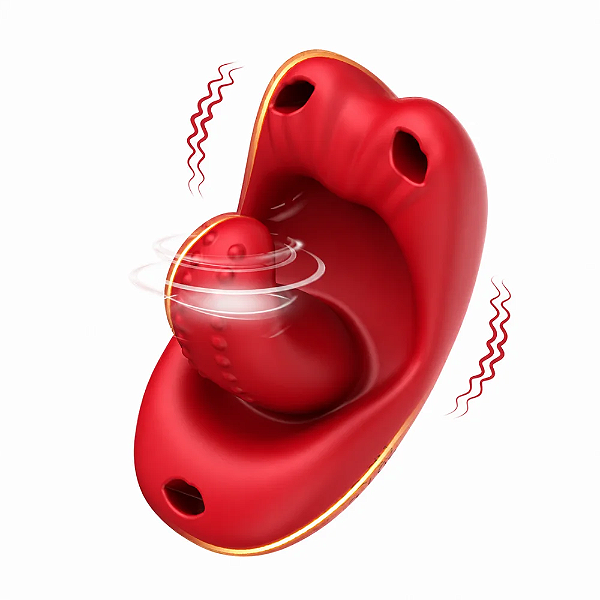 Vibrador de calcinha com alça ajustável por APP