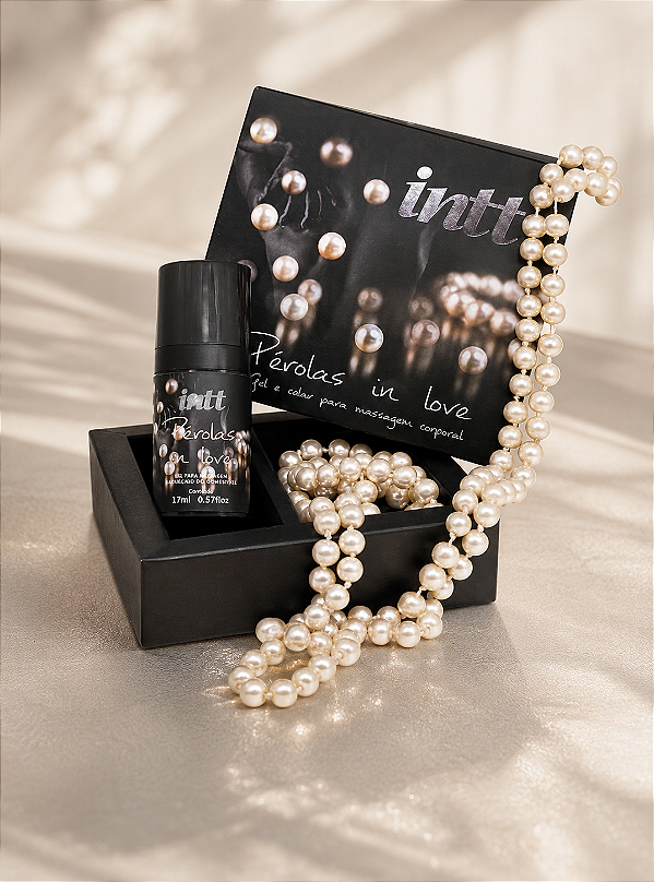 PÉROLAS IN LOVE - Kit com Gel Excitante Unissex e Colar de Pérolas