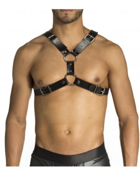 HX001 - Harness em Couro Sintético em Formato X 162