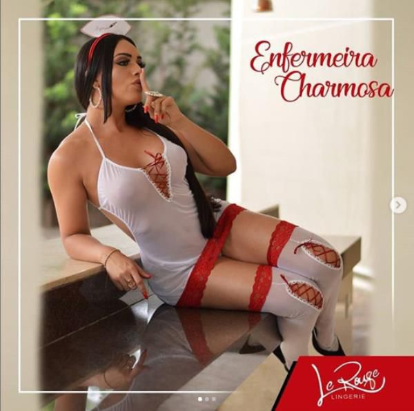 FANTASIA - Enfermeira Charmosa Le Rouge - FF178 | Tamanho: U