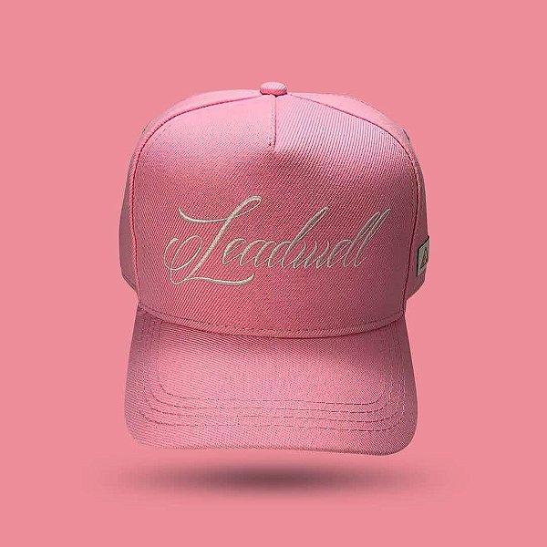 Boné Leadwell Snapback - Pink and White