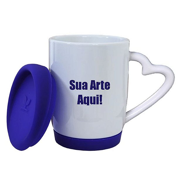 Caneca Branca Personalizada Foto Imagem Logo Arte