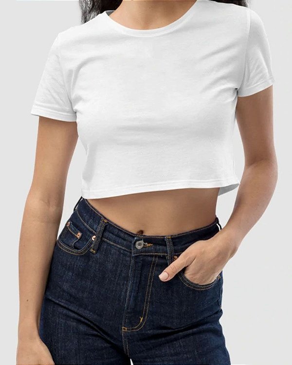 Baby Look Cropped Branco