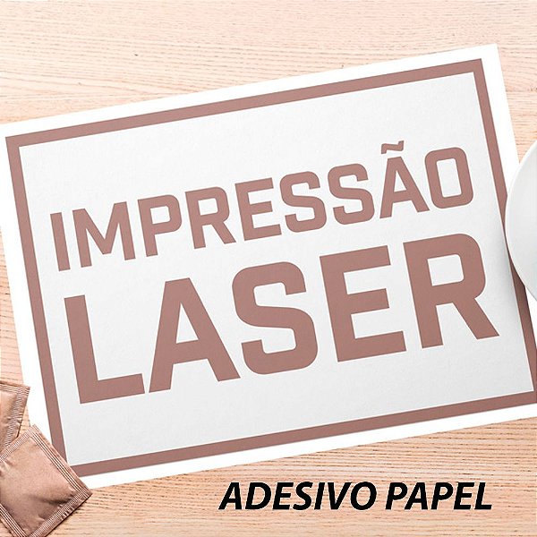 Impressão Laser Adesivo Papel
